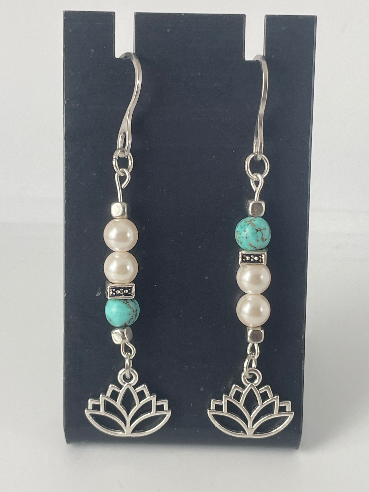 Image of earrings on stand