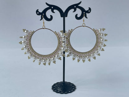 Image of earrings on stand