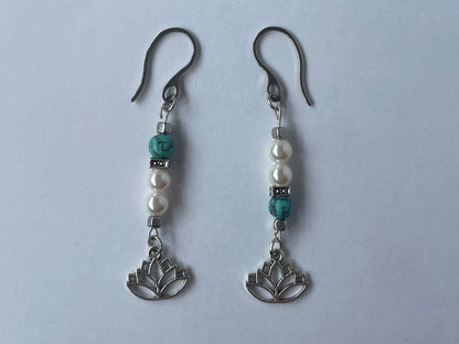 Close up image of earrings